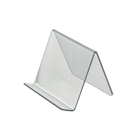 Azar Displays 5"W x 5"D x 4.125"H Easel Display. Front Lip: 1.25"H, PK10 515420